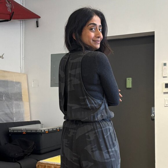 Splendid Camo Lounge Tank Jumpsuit - Picture 2 of 8